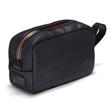 Vintage Waxed Canvas Wash Bag - Black